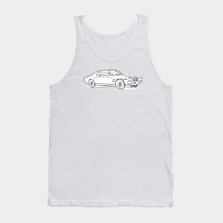 Holden HQ Wireframe Tank Top